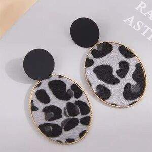 Trendy Leopard Color Drop Earrings Jewelry For Women